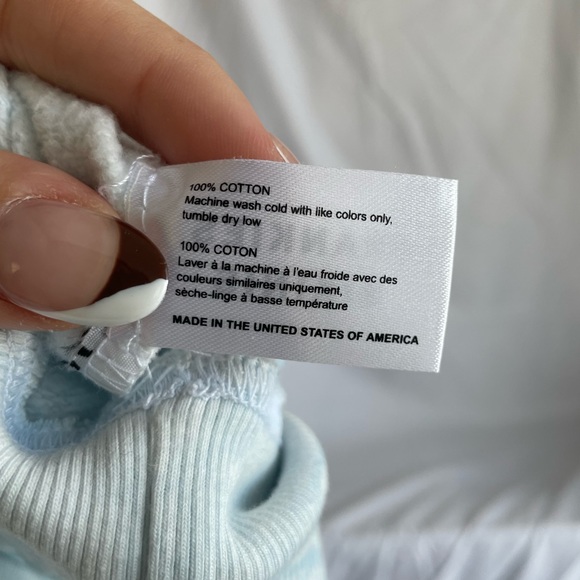 Frankie’s Bikinis Blue Tie Dye Hoodie - Picture 5 of 5